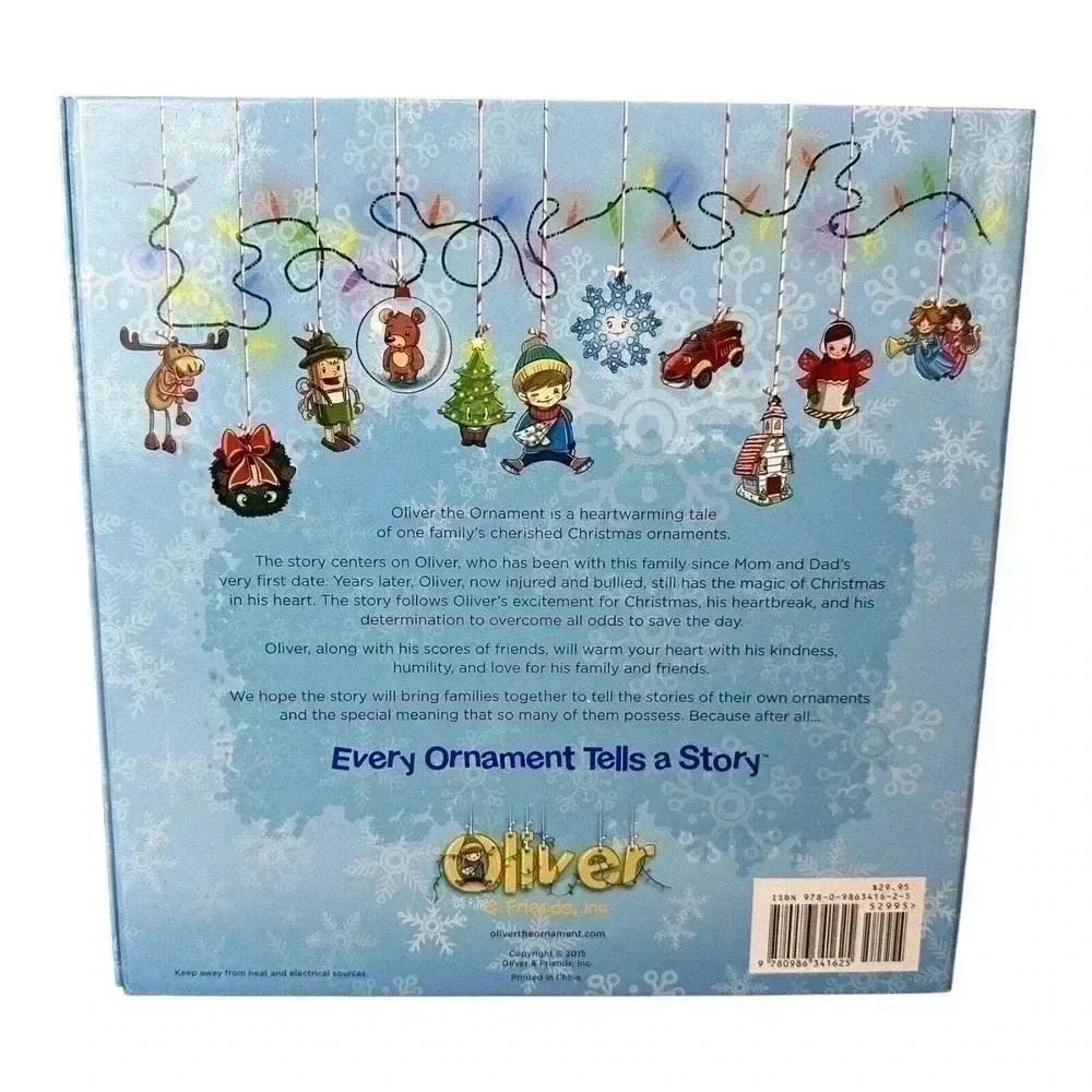 Oliver the Ornament LOT Christmas Gift Set, Snow Globe, Ornaments, And Books NEW - Picture 4 of 16